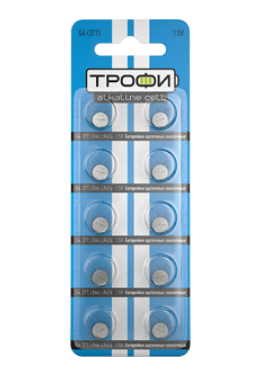 Элемент питания ТРОФИ G 4 (377) LR626 (кратно 10)