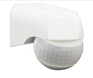 Датчик движения Jazzway PMS-IR 010  800Вт  180° 12м IP44 WH белый