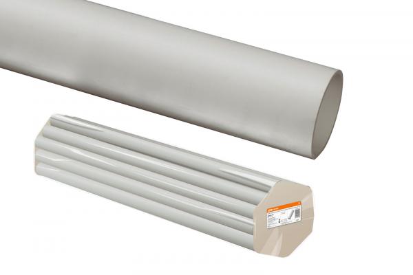 Труба ПВХ 32мм жесткая гладкая легкая серая TDM (72м)